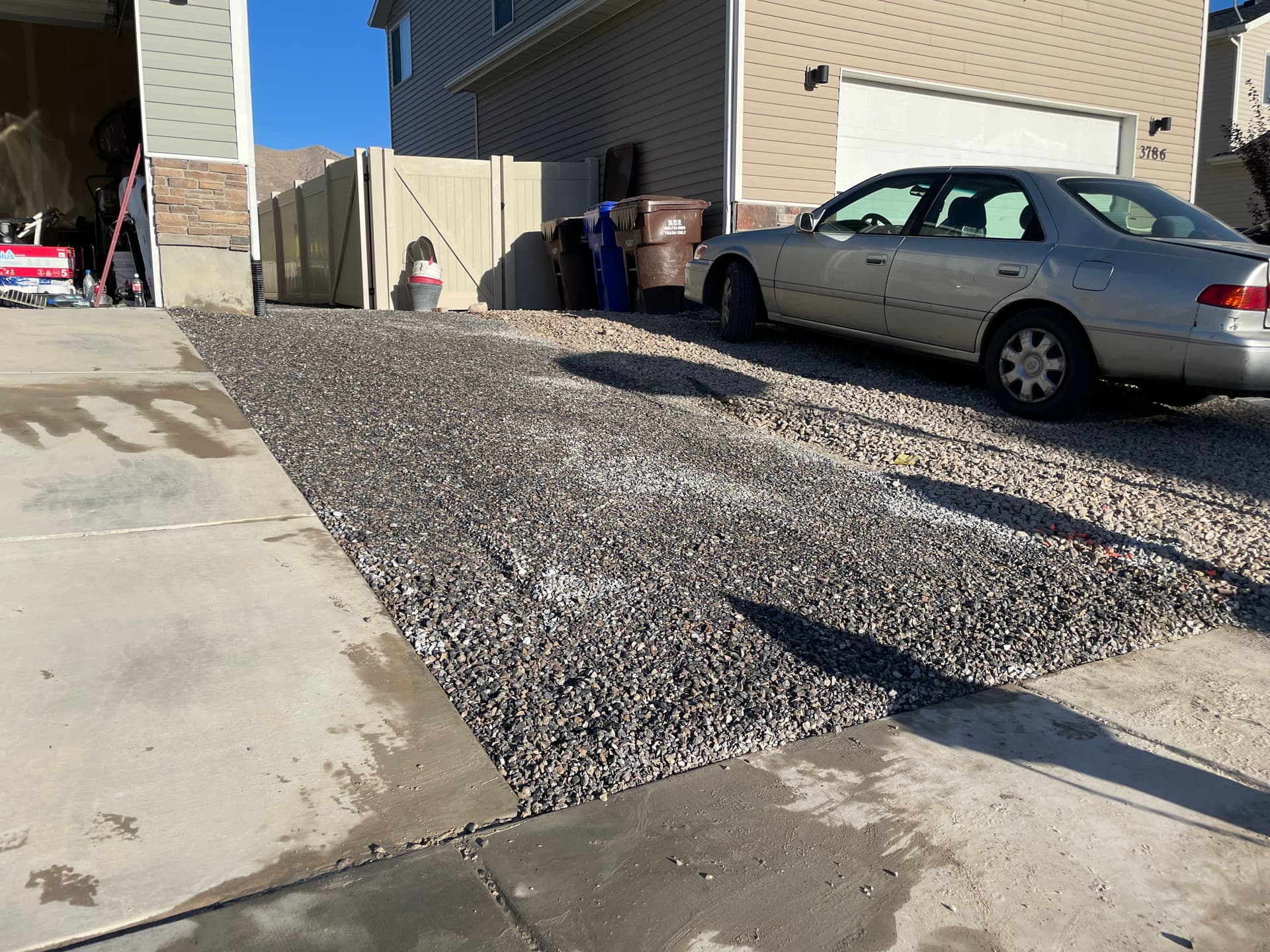 Gravel Driveway + Side Yard Installation Project in Eagle Mountain image