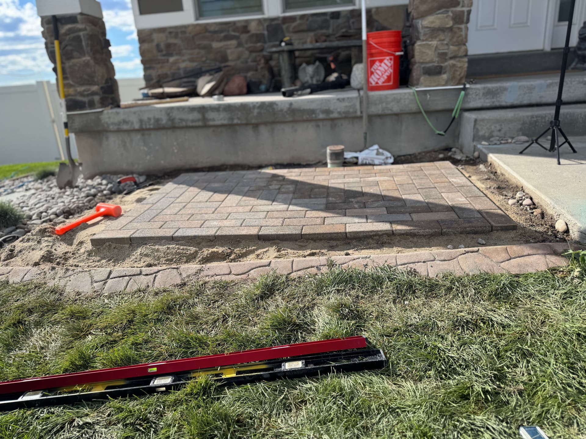 Gallery photos for Beautiful Paver Patio + Xeriscaping: Image #2