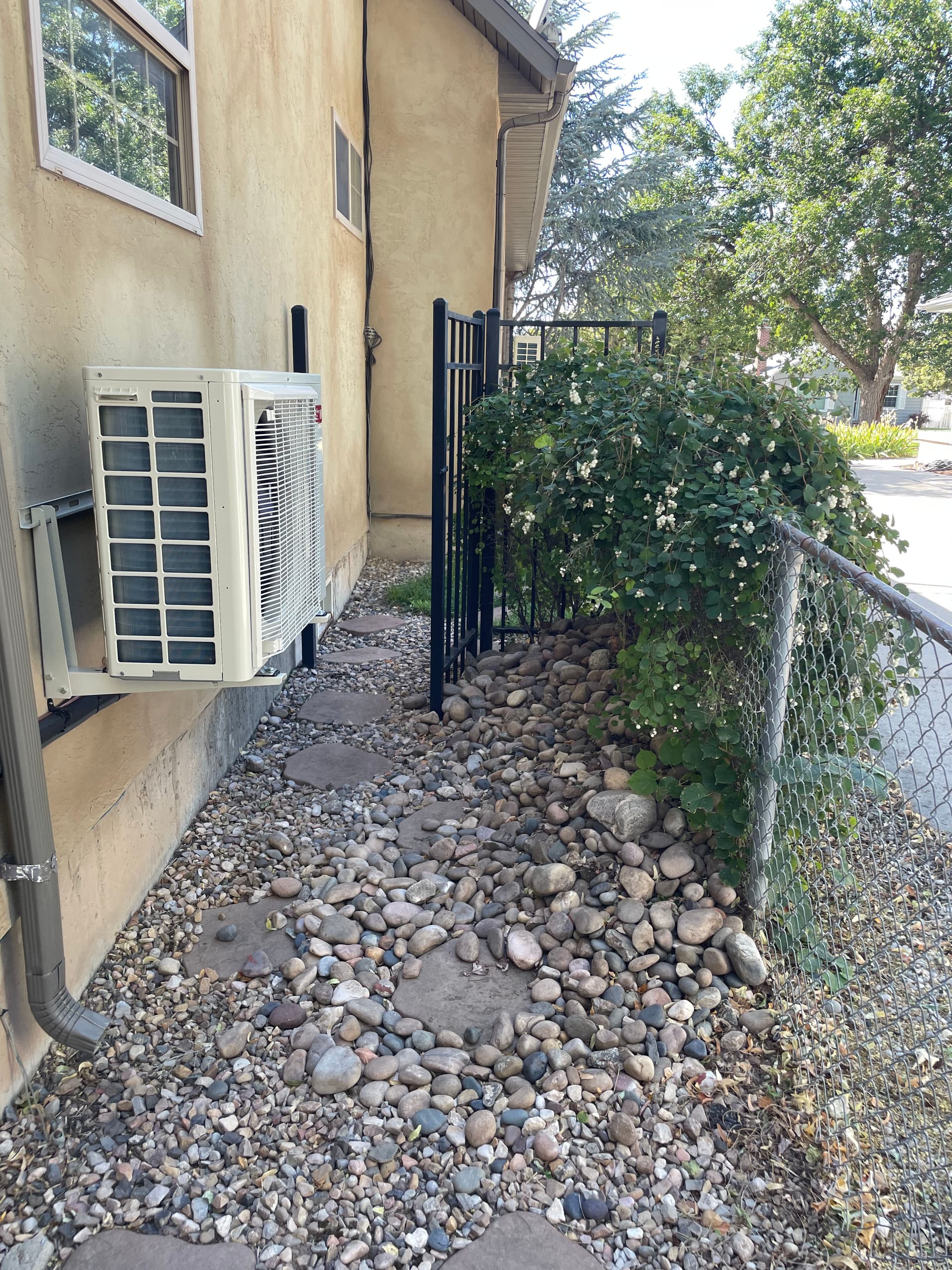 Gallery photos for Grassy Area Transformed into Elegant Rock & Paver Path: Image #1