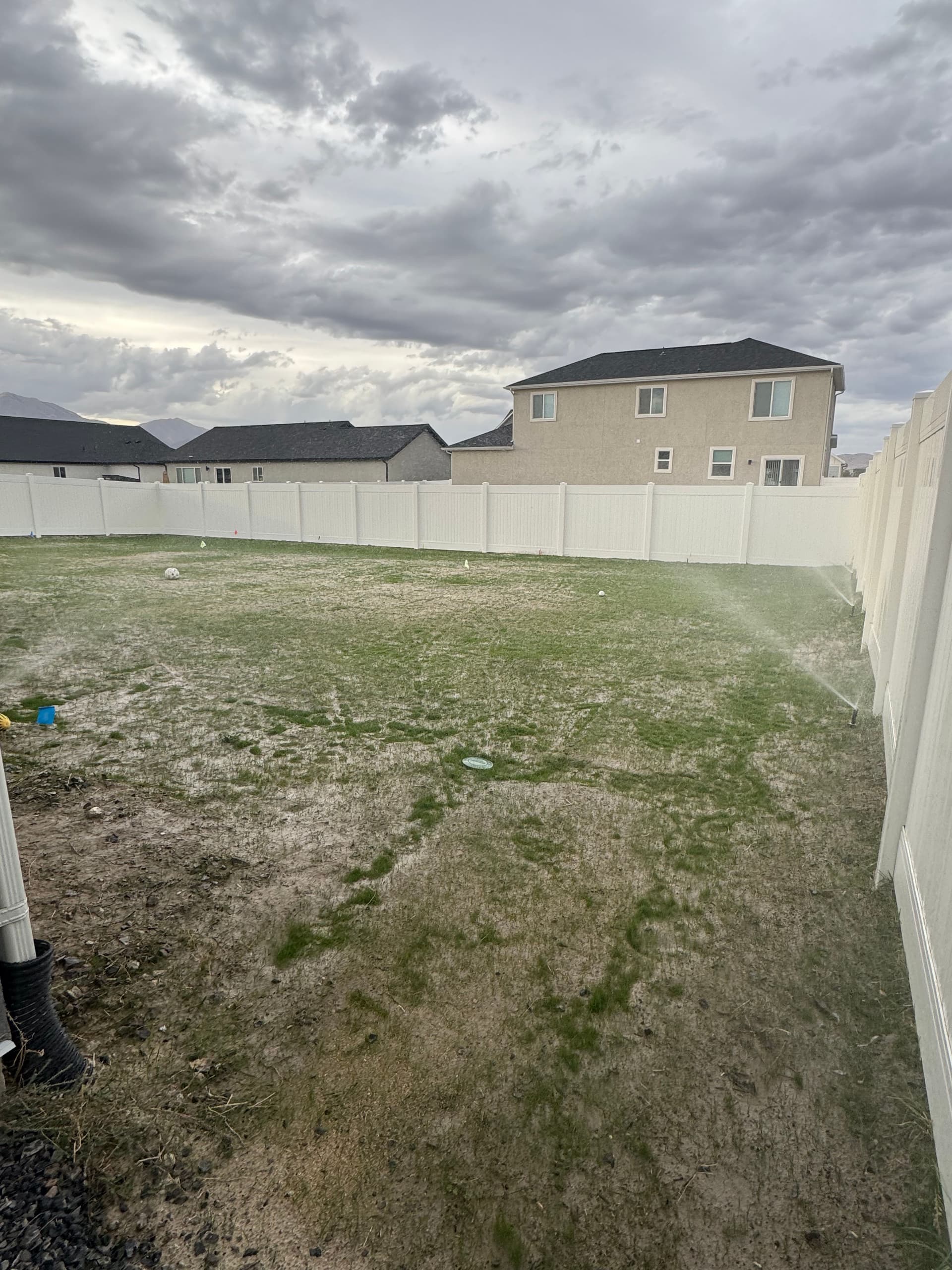 High-Quality Sprinkler System Installation + Seeding