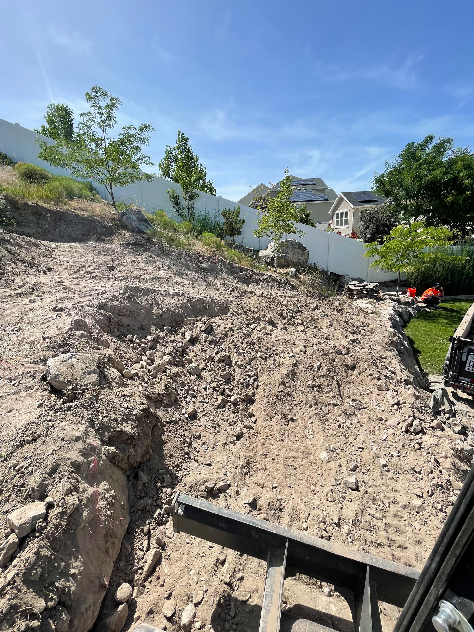 Gallery photos for Excavation and Land Clearing for a Hillside in Saratoga Springs: Image #2