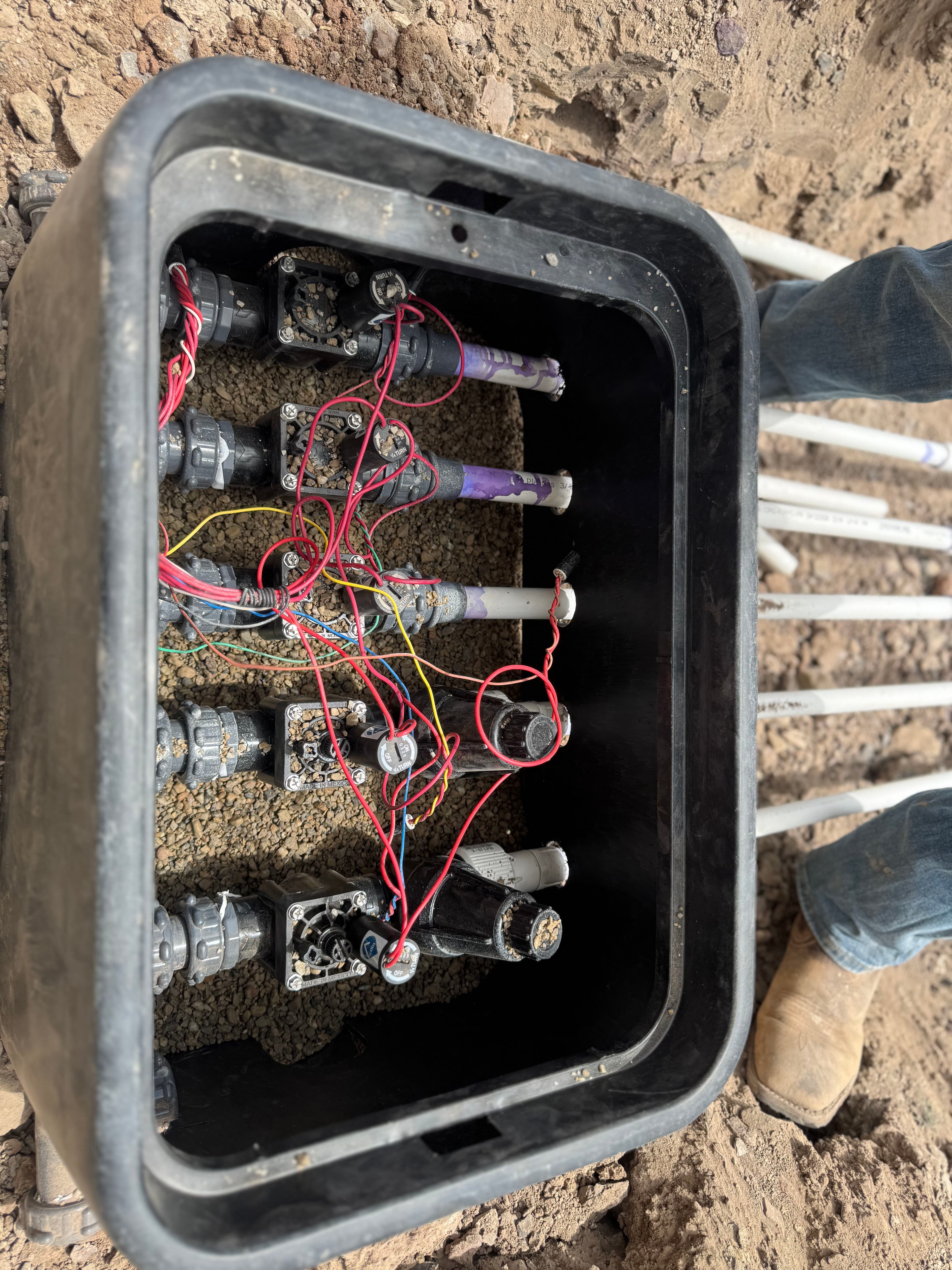 Project Full Backyard Irrigation Install From the Ground Up image