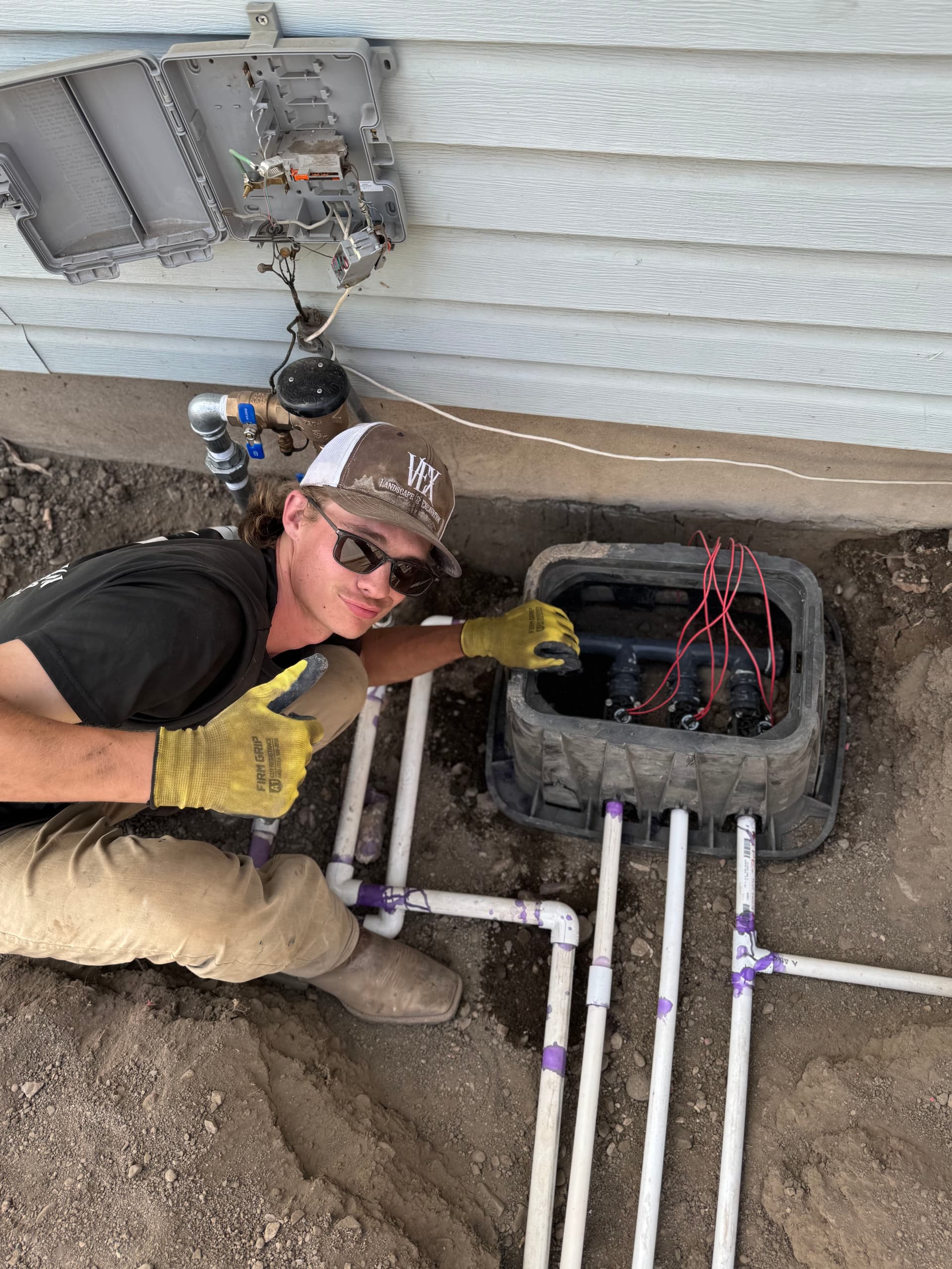 Gallery photos for Full Front Yard Install With Sod Irrigation and Gravel in West Valley City: Image #4