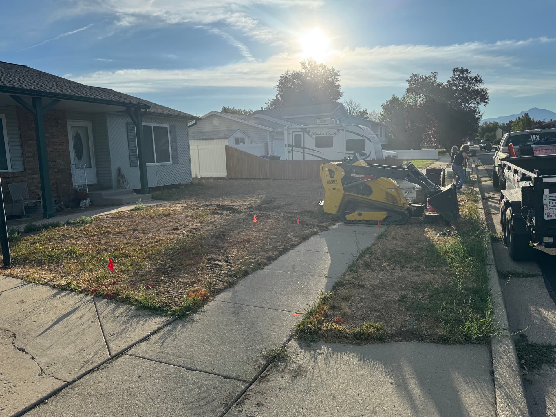Gallery photos for Full Front Yard Install With Sod Irrigation and Gravel in West Valley City: Image #8