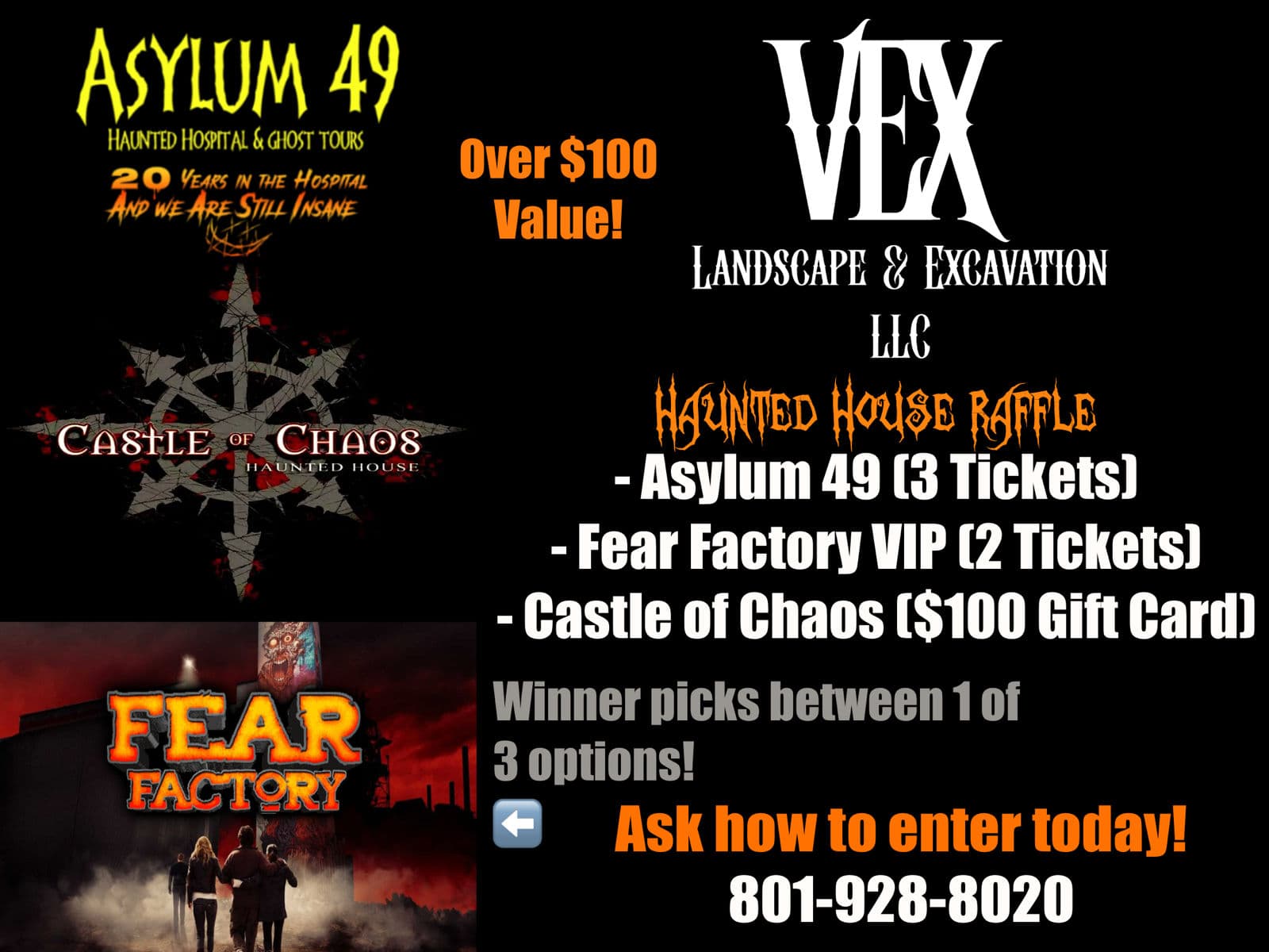 Spine-Chilling Haunted House Raffle with Prizes Galore image
