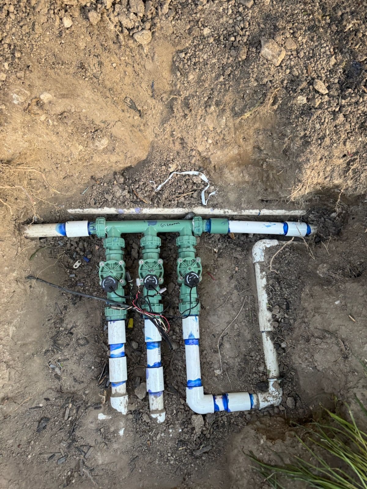 Efficient Sprinkler Manifold Replacement