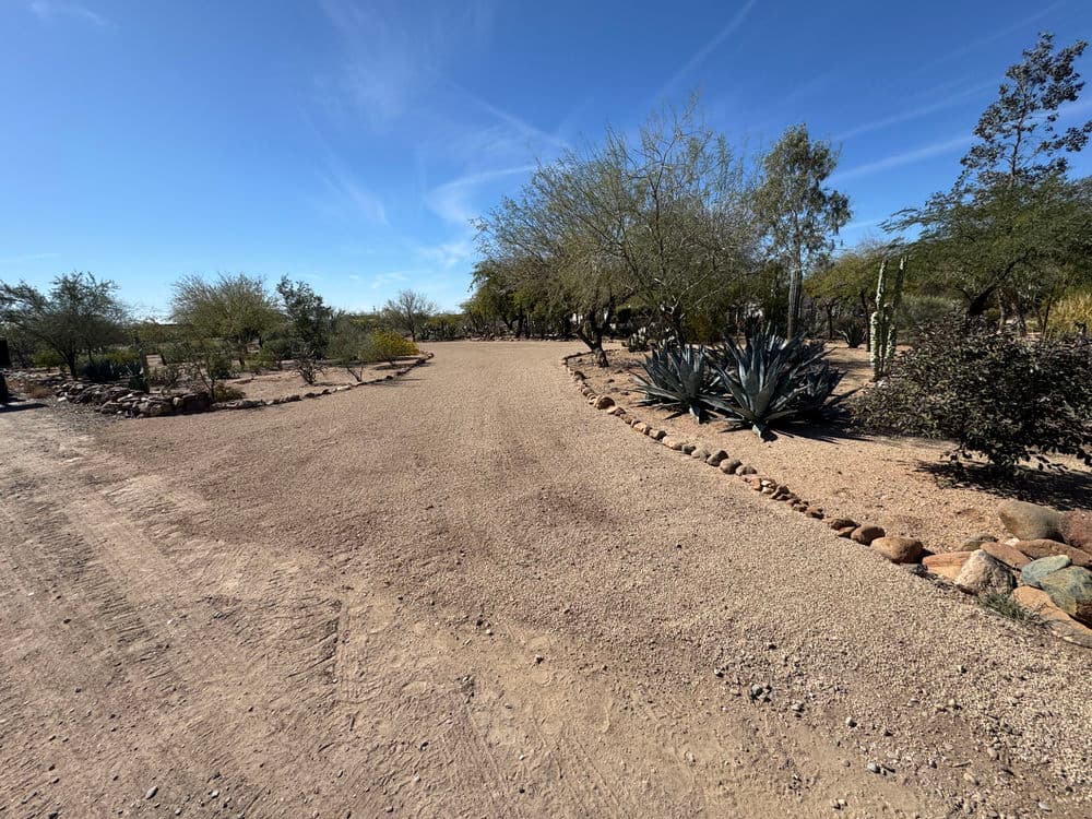 Rural Driveway Transformation in Cave Creek