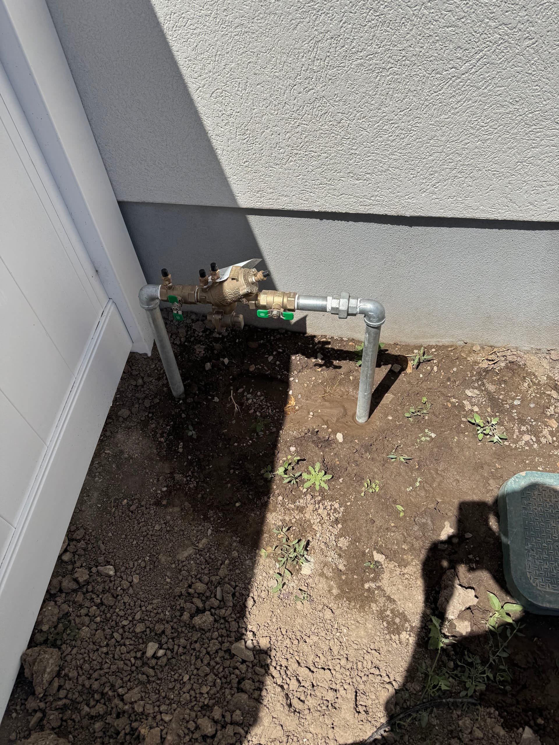 Gallery photos for Herriman Backyard Goes From Bare Dirt to Fresh Sod and Sprinklers: Image #4