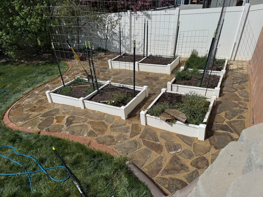 Gallery photos for Flagstone Patio Gets Fresh Polymeric Sand in West Jordan: Image #1