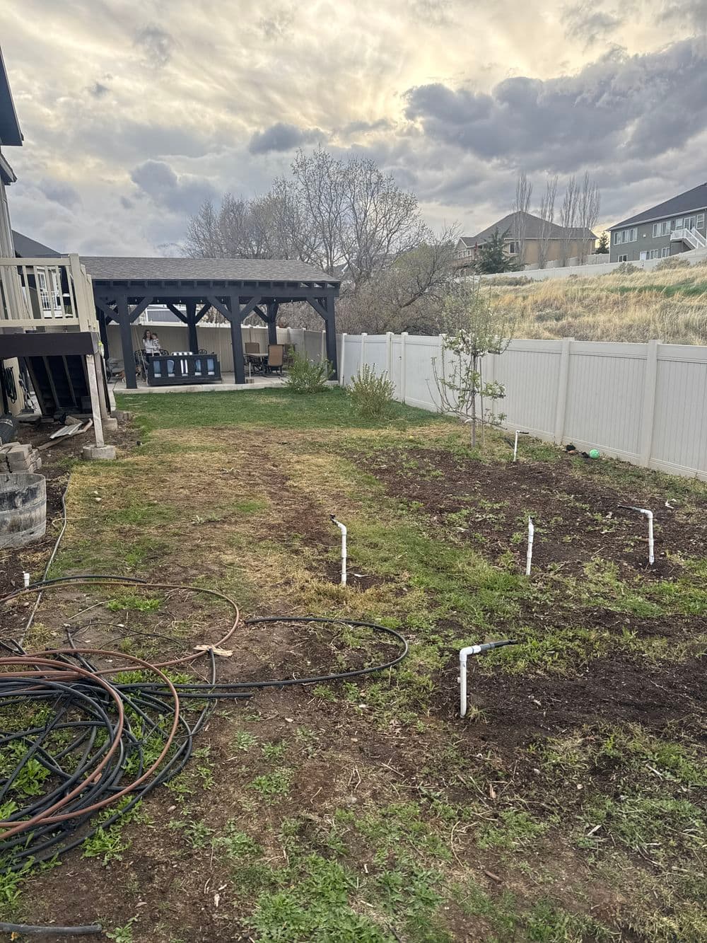 Gallery photos for Full Backyard Overhaul - New Sprinklers, Grading, and Sod in Herriman: Image #4