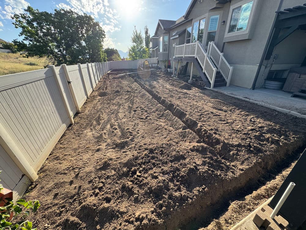 Gallery photos for Full Backyard Overhaul - New Sprinklers, Grading, and Sod in Herriman: Image #10
