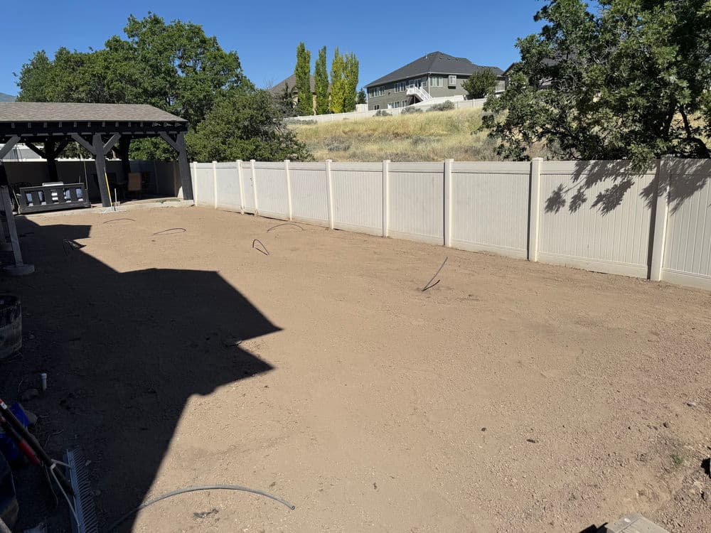 Gallery photos for Full Backyard Overhaul - New Sprinklers, Grading, and Sod in Herriman: Image #11